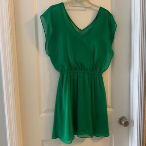Green Chiffon Dress